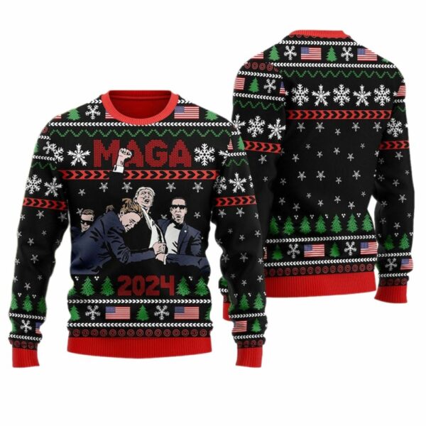 MAGA 2024 Ugly Christmas Sweater 1 1