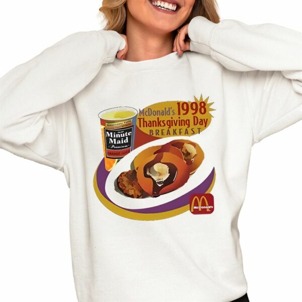 MacDonalds 1998 Thanksgiving Breakfast Shirt 1 4