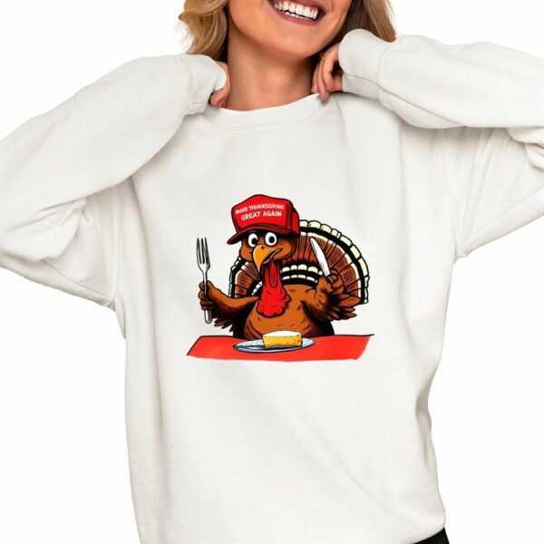 Make Thanksgiving Great Again Trump Turkey Shirt 0 4