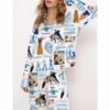 Mamma Mia Satin Pajama Set For Women 2