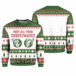 May All Your Christmases Bea White The Golden Girls Ugly Sweater