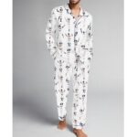 Men's Dodgers Baseball Pajama Set