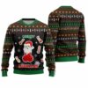 Merry Dickmas Santa Funny Ugly Christmas Sweater 1 1