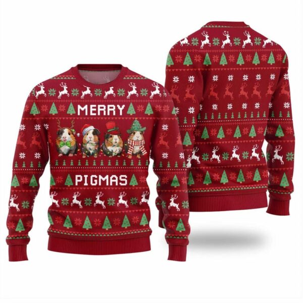 Merry Pigmas Ugly Christmas Sweater 1 2