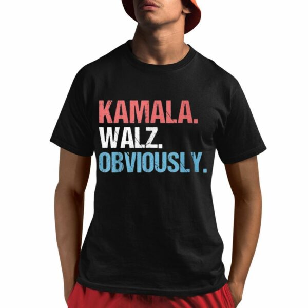 Misha Collins Kamala Walz Obviously Shirt 1 1