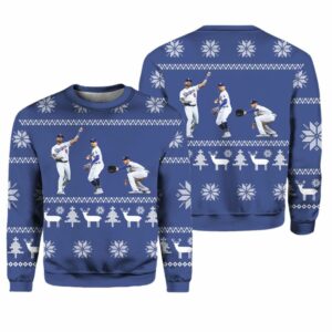 Mookie Freddie And David Dodger Ugly Christmas Sweater 1 1