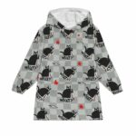 Murdery What Cat Blanket Hoodie