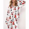 Nutcracker Cheers Satin Pajama Set For Women 3