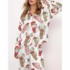 Obsessive Cup Disorder Christmas Satin Pajama Set For Women 2