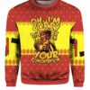 Oh Im Sorry Did I Break Your Concentration Pulp Fiction Ugly Christmas Sweater 2