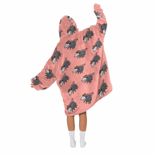 Opossum Cowboy Blanket Hoodie 2