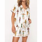 People Swimming Satin Pajama Set For Women