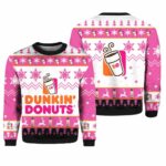 Personalized Name Dunkin Donuts Christmas Sweater