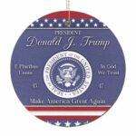 President Trump Make America Great Again Ornament