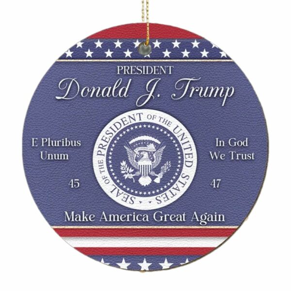 Predident Trump Make America Great Again Ornament 1 2