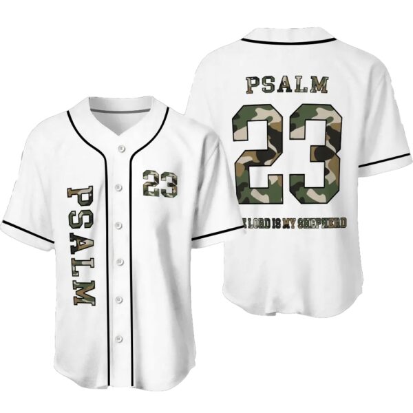 Psalm 23 The Lord Is My Shepherd Baseball Jersey