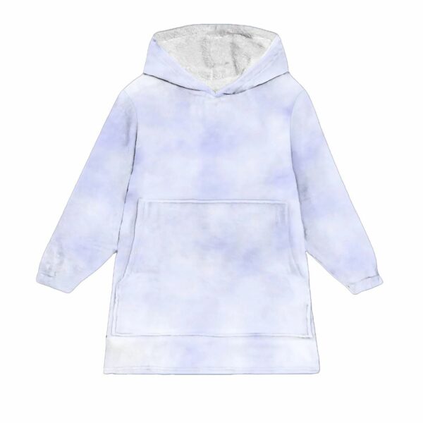 Purple Tie Dye Blanket Hoodie