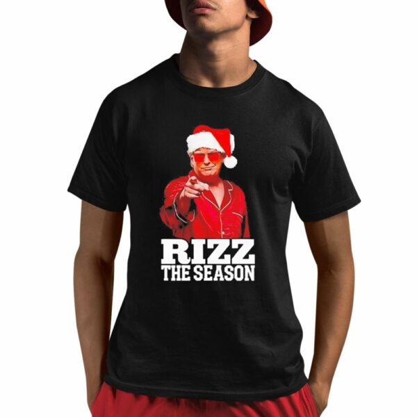 Rizz The Season Trump Christmas Santa Pajama Rizzmas Shirt 1 1