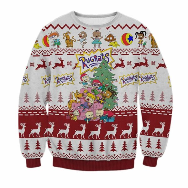 Rugrats Christmas Ugly Sweater 1 2