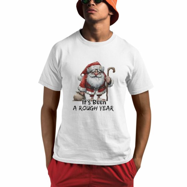 Santa Claus It's Been A Rough Year Shirt 0 1