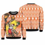Santa Grnch Basketball Ugly Christmas Sweater