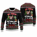 Santa Jesus Ride Motobike Ugly Christmas Sweater