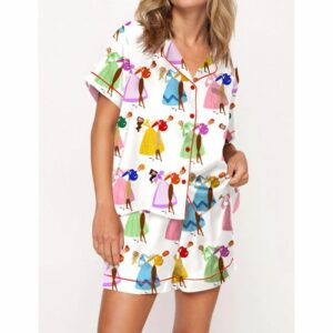 Seven Brides For Seven Brothers Satin Pajama Set For Women 1