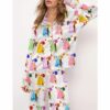 Seven Brides For Seven Brothers Satin Pajama Set For Women 2