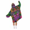 Skull Fantasy Aesthetic Blanket Hoodie 2