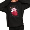 Snow Christmas And Cardiac Nurse Shirt 2 1