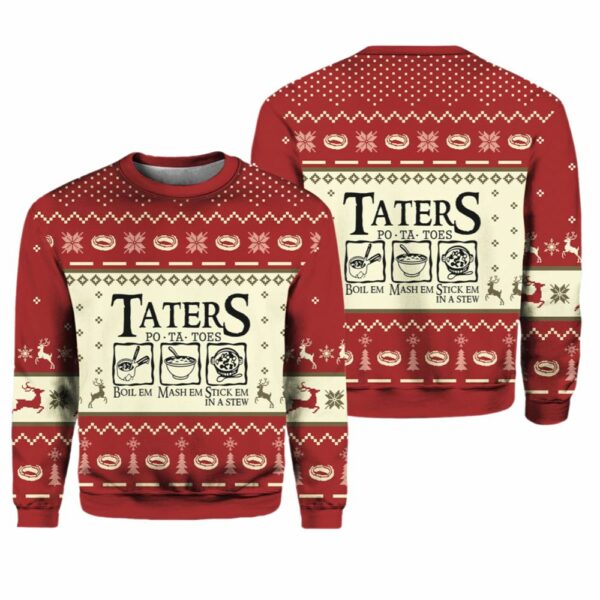 Taters PoTaToes Ugly Christmas Sweater 1 1