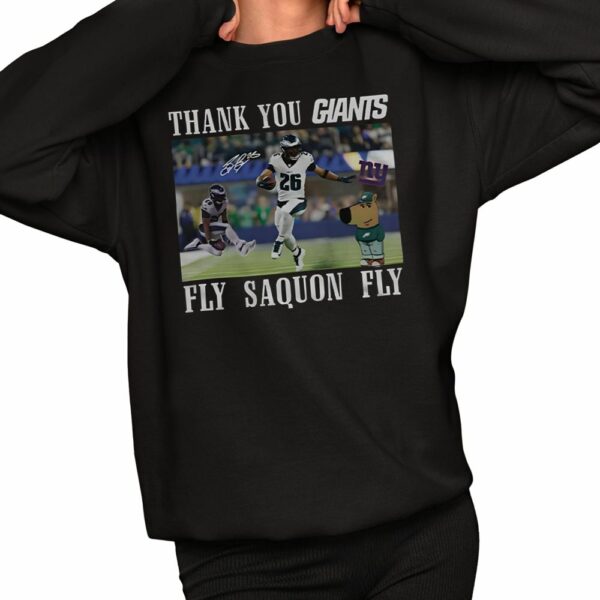 Thank You Giants Fly Saquon Fly Chill Guy Shirt 2 1