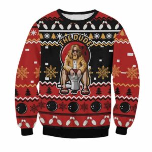 The Big Lebowski Dude Ugly Sweater 1 1