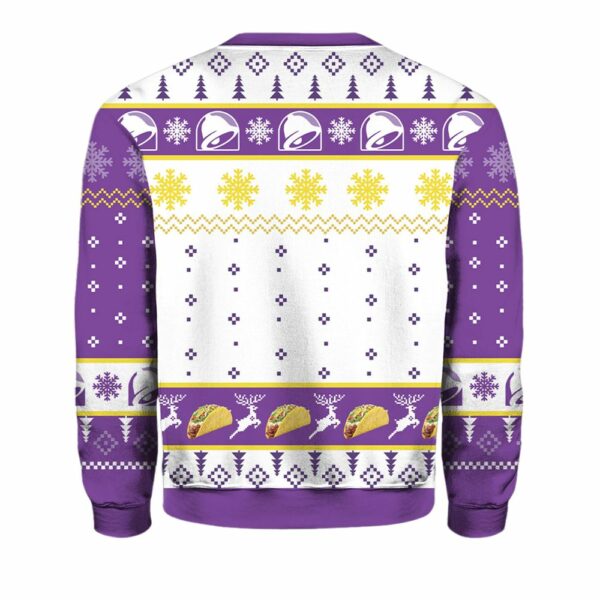 The Grnch Stole My Taco Bell Ugly Christmas Sweater 2