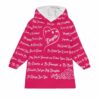 To My Daughter Blanket Hoodie