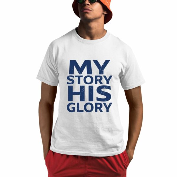 Tony Dungy Wearing My Story His Glory Shirt 0 1