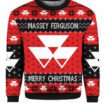 Tractor Massey Ugly Christmas Sweater