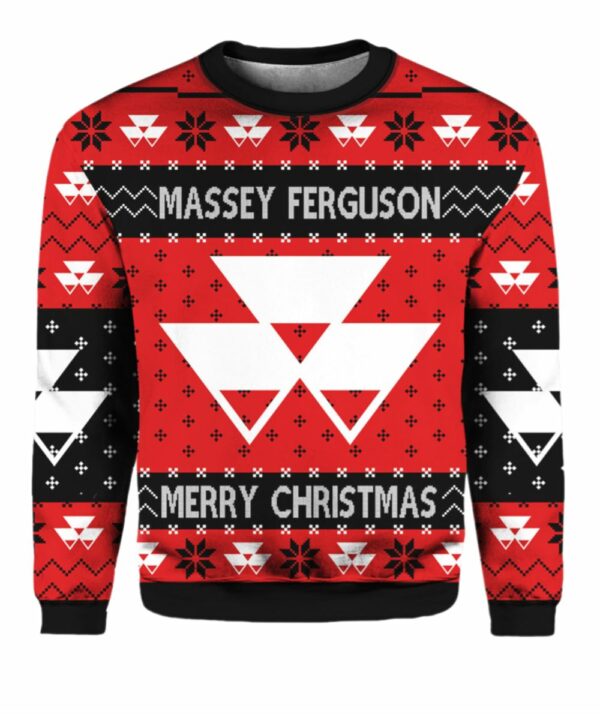 Tractor Massey Ugly Christmas Sweater 1