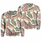 Tree Cakes Print Knit Pullover Christmas Sweater