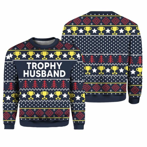 Trophy Husband Ugly Christmas Sweater 1 1