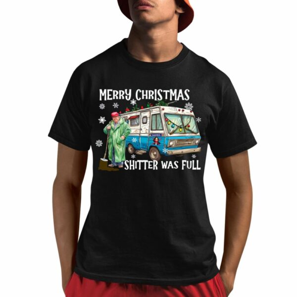 Trump 2024 Merry Christmas Shitter Was Full Shirt 1 1