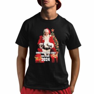 Trump 45 47 Christmas Came Early This Year 2024 Shirt 1 1