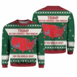 Trump Better Coverage Than Verizon Can You Hear Us Now Christmas Ugly Sweater