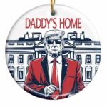 Trump Daddy's Home Ornament