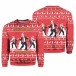 Trump Dancing Make Christmas Great Again Ugly Christmas Sweater