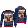 Trump I'll Be Home for Christmas Ugly Christmas Sweater 1 1