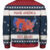 Trump Make America Red Presidential Election Results Map Sweater 2