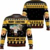 Trump Merry Christmas Shitter Was Full Ugly Christmas Sweater 1 2