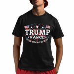 Congratulation Trump Vance 2024 Wining Ticket Shirt