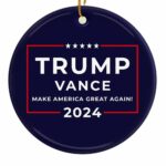 Trump Vance Make America Great Again 2024 Ornament